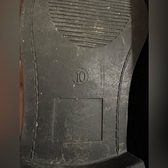 Tom Extreme by Eddie Marc quilted leather tall zip boots w/gold tone hardware - Picture 8 of 10